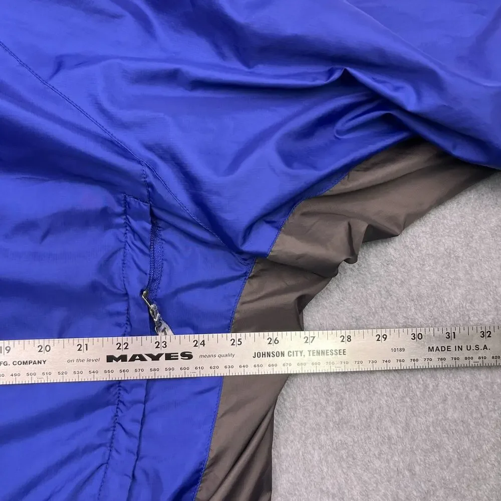 The North Face Windbreaker Jacket Mens XL Blue Polyester Full-Zip Long Sleeve